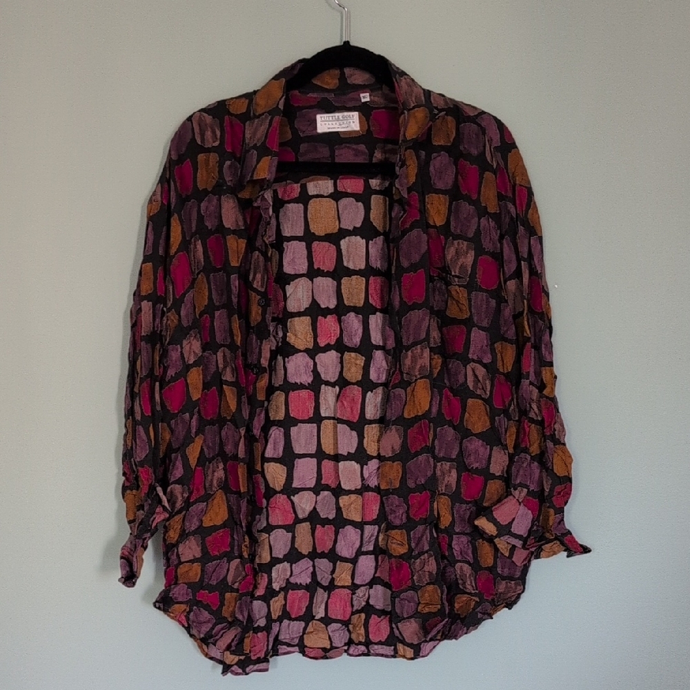 Colorful Patterned Men's Shirt